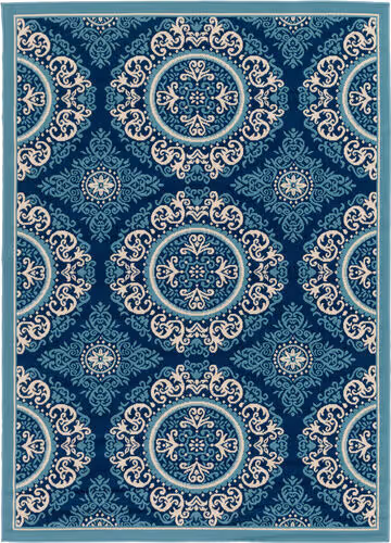 Surya Marina MRN-3009 Navy Synthetic Outdoor Rug Product Image