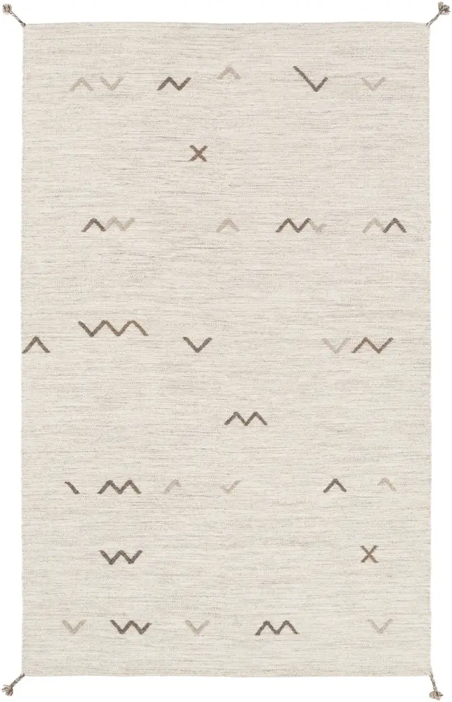 Montezuma MTZ-2004 Ivory Wool Abstract Rug