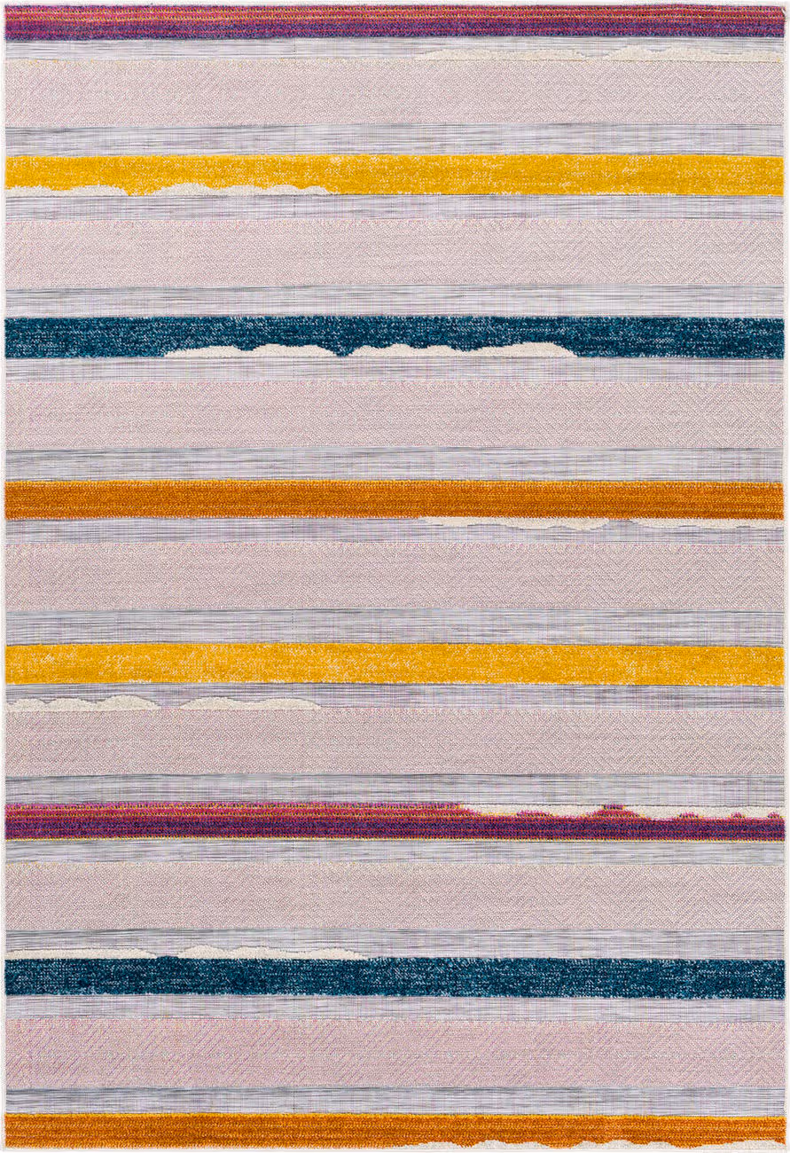 Modern Loom Murcia MUC-2309 Multi-Colored Power Loomed Synthetic Rug