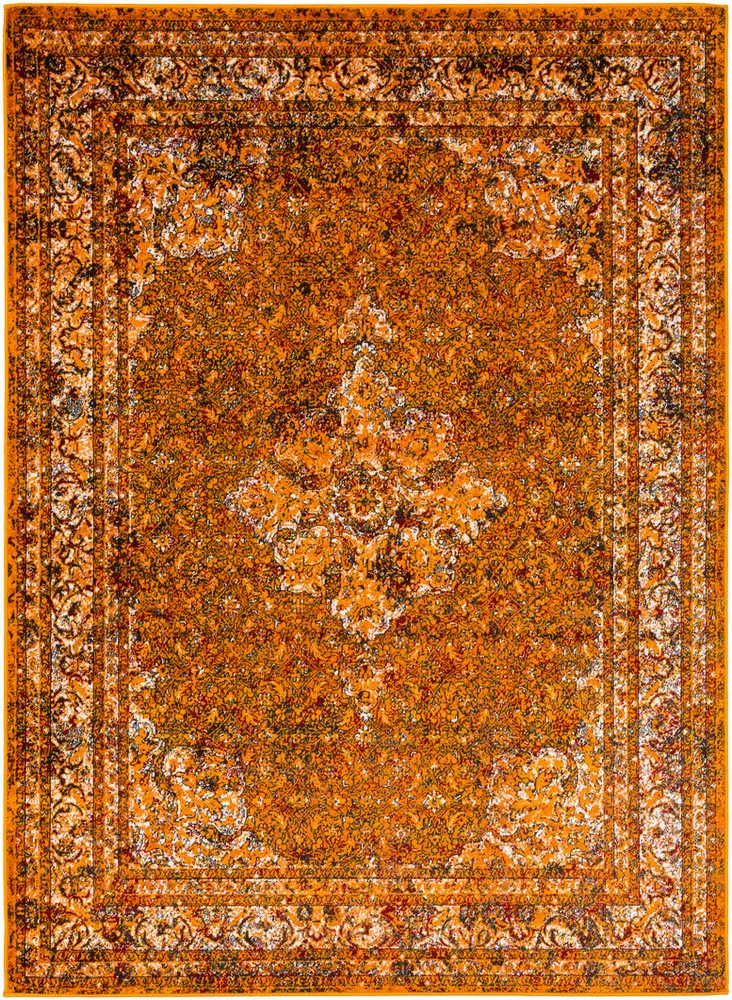 Mumbai MUM-2304 Saffron Transitional Traditional Rug