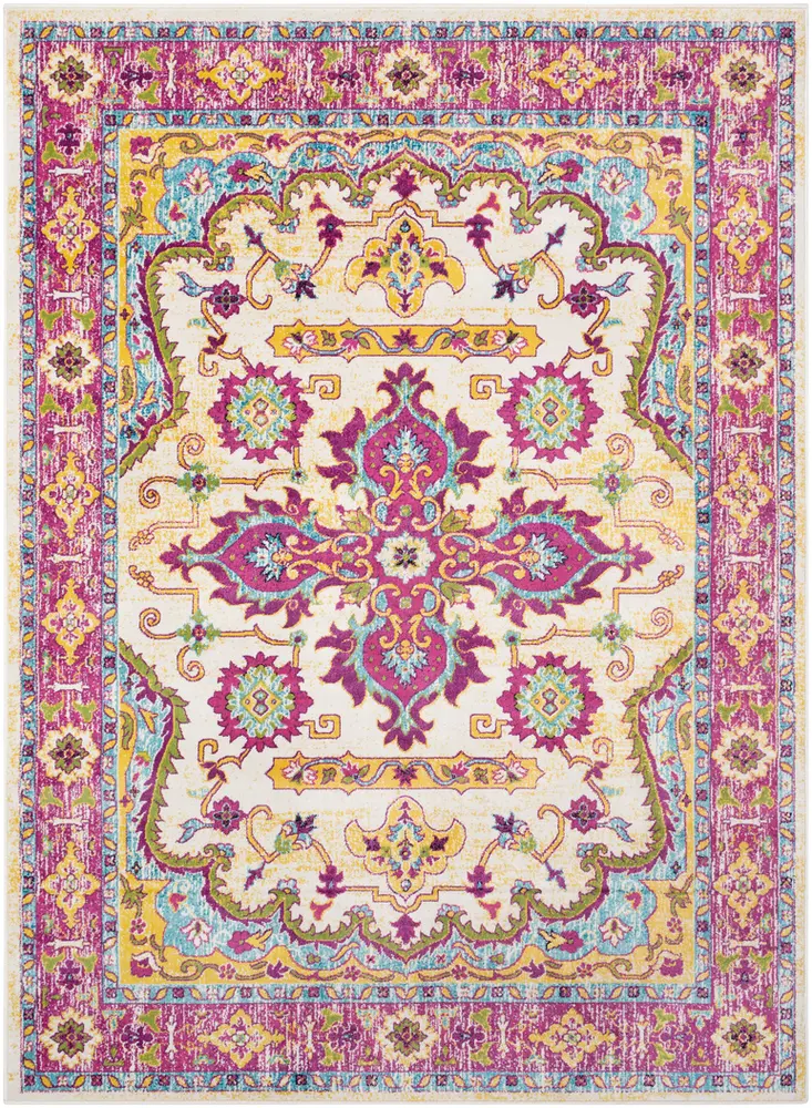 Mumbai MUM-2318 Dark Purple Synthetic Traditional Rug