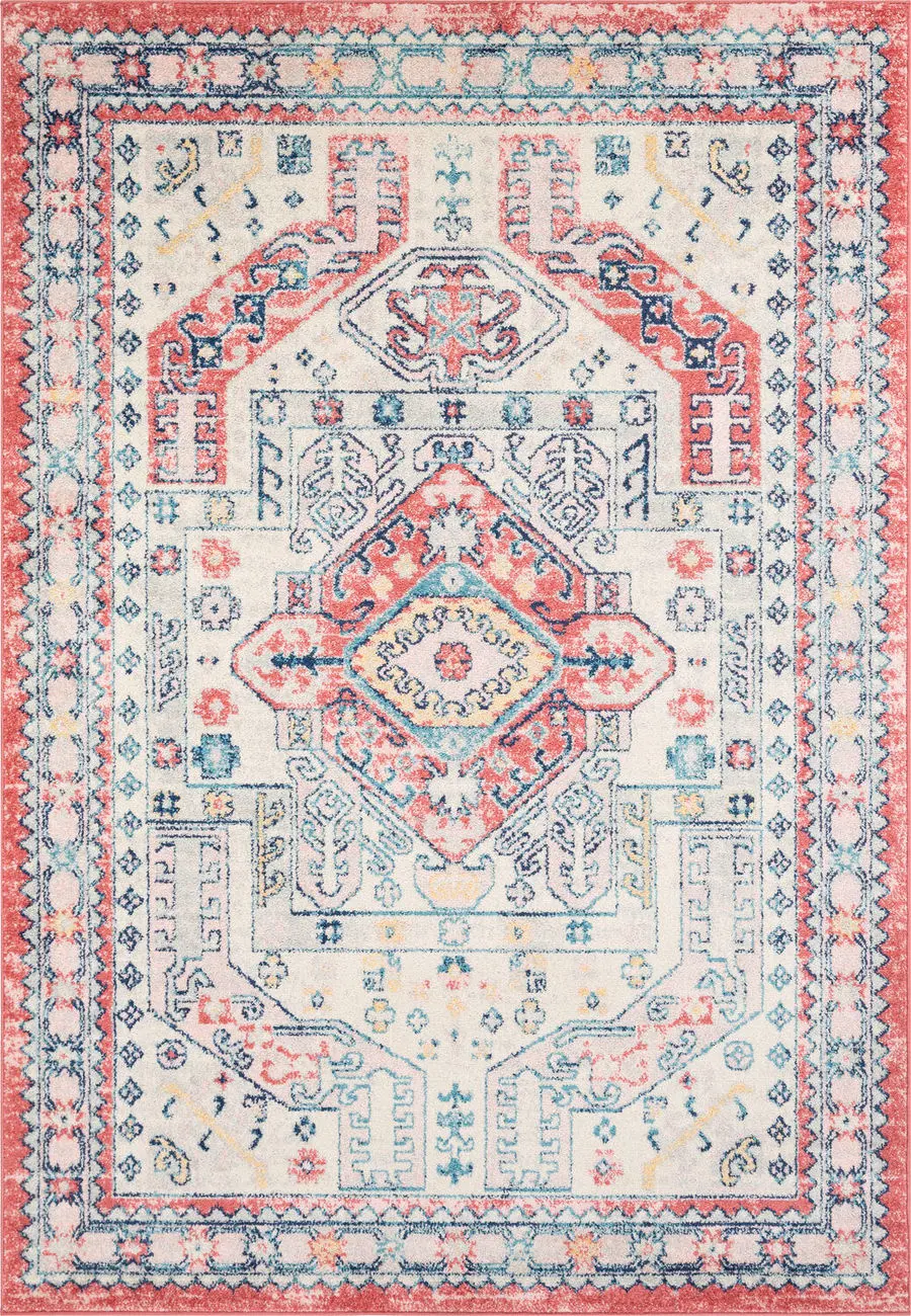 Modern Loom Alisony ALY-2309 Red Power Loomed Synthetic Rug