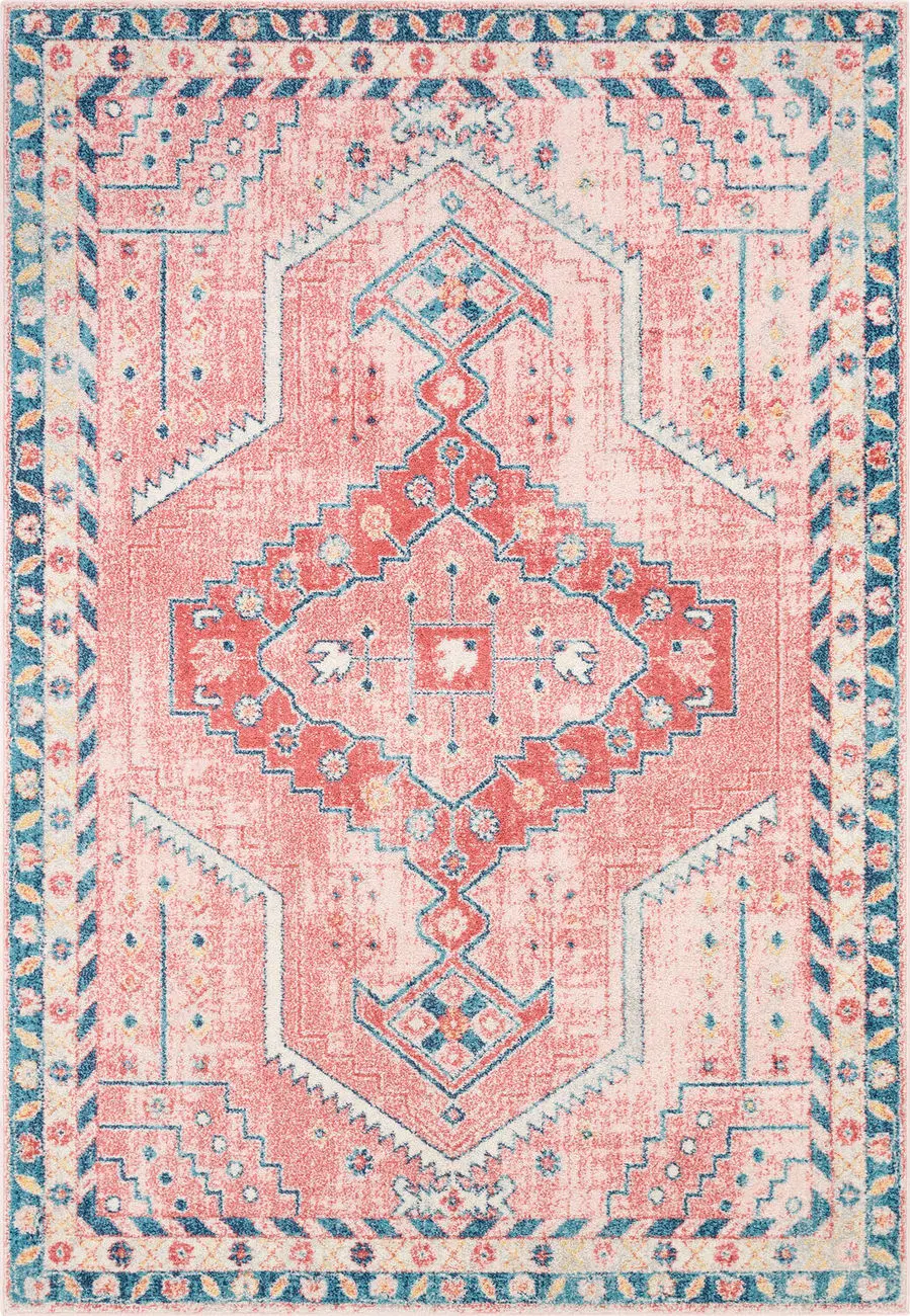 Modern Loom Alisony ALY-2314 Pink Power Loomed Synthetic Rug
