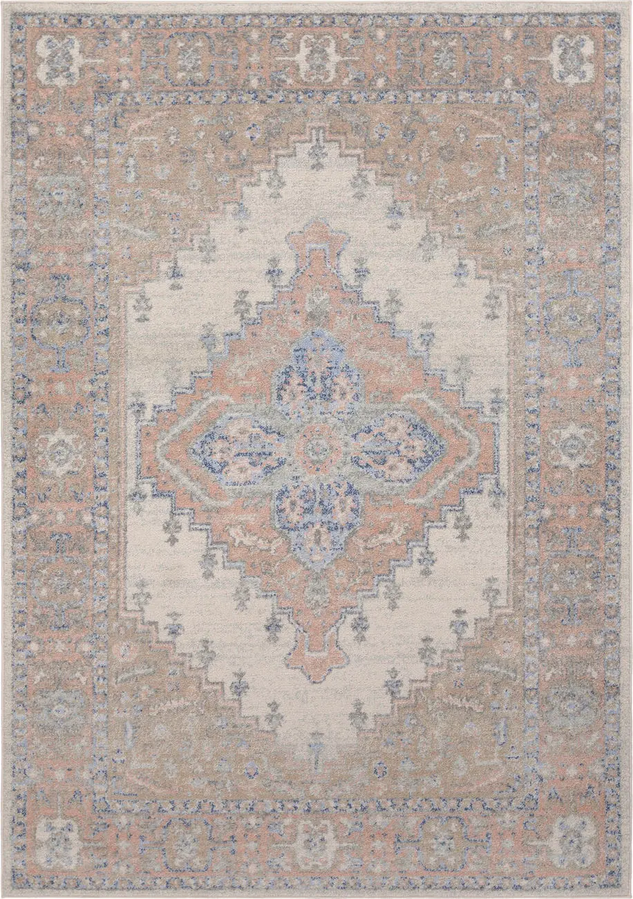 Modern Loom Alisony ALY-2319 Beige Power Loomed Synthetic Rug