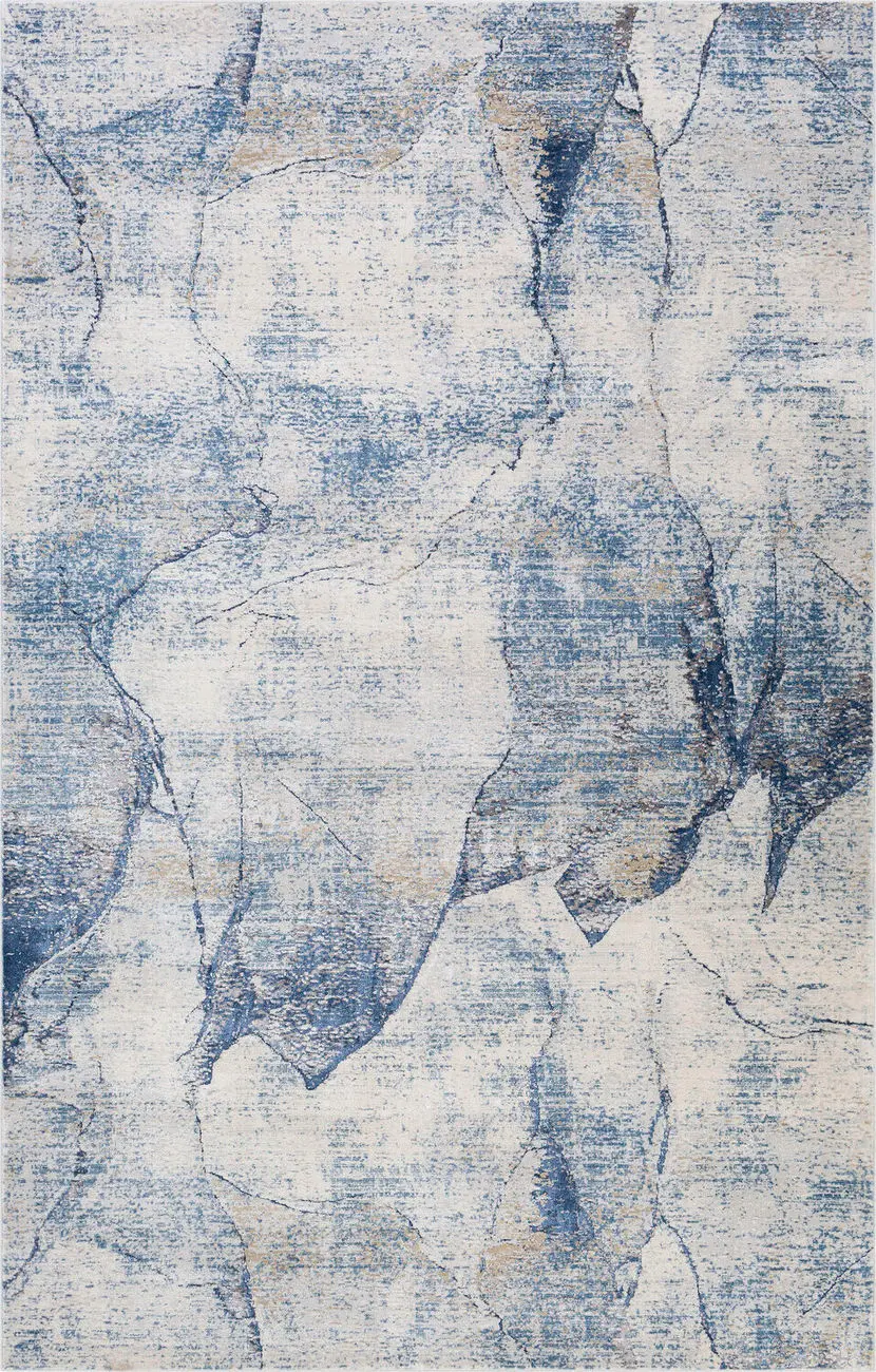 Modern Loom Norland Nld-2309 Blue Power Loomed Synthetic Rug