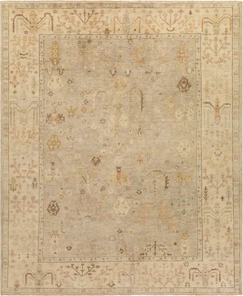 Modern Loom Normandy NOY-8012 Beige Hand Knotted Wool Rug
