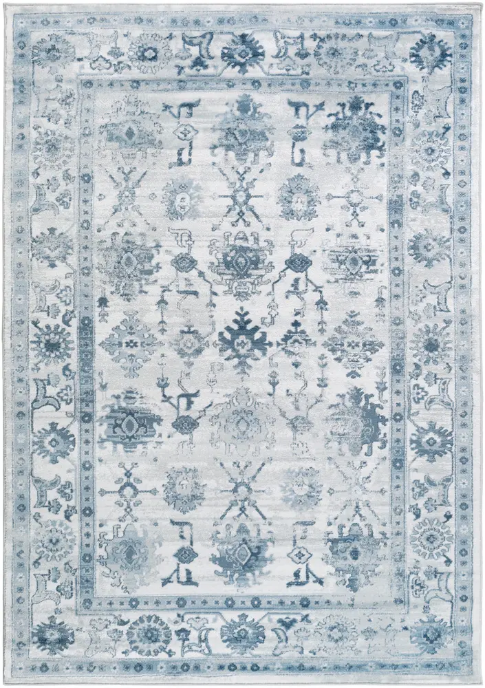 Nova NVA-3024 Denim Traditional Synthetic Rug