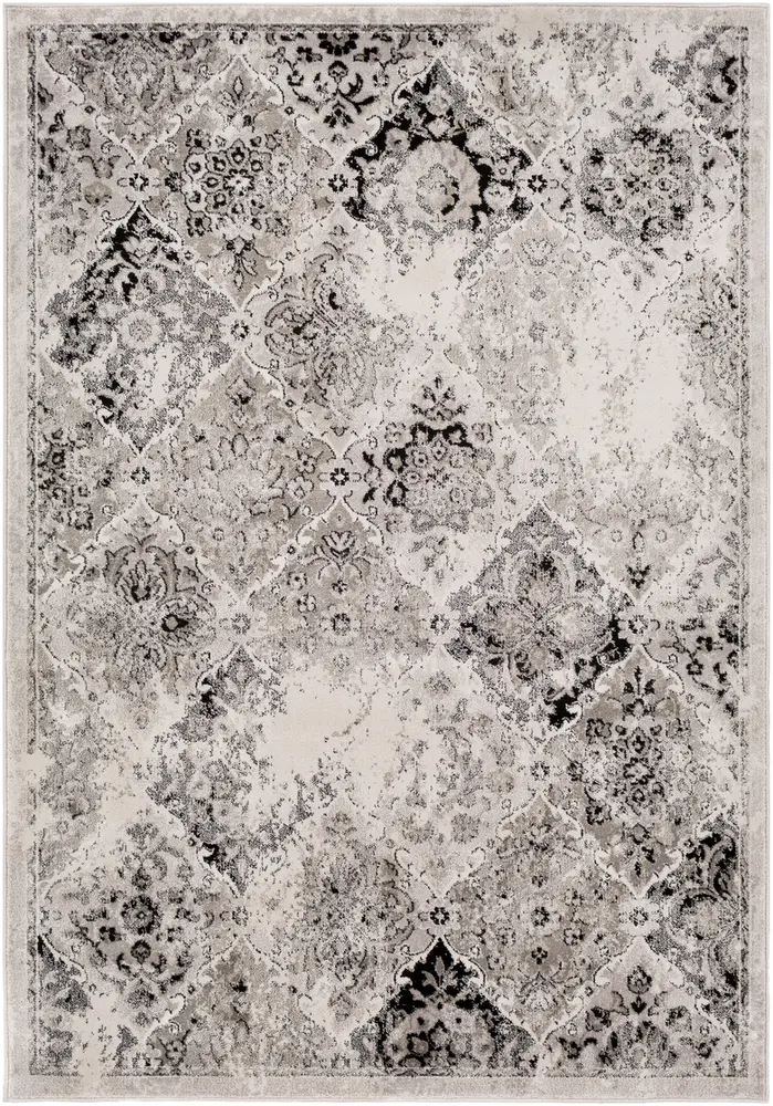 Nova NVA-3037 Light Gray Transitional Synthetic Rug