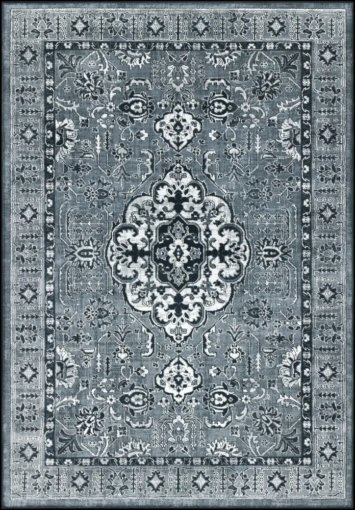 Nova NVA-3039 Medium Gray Traditional Synthetic Rug