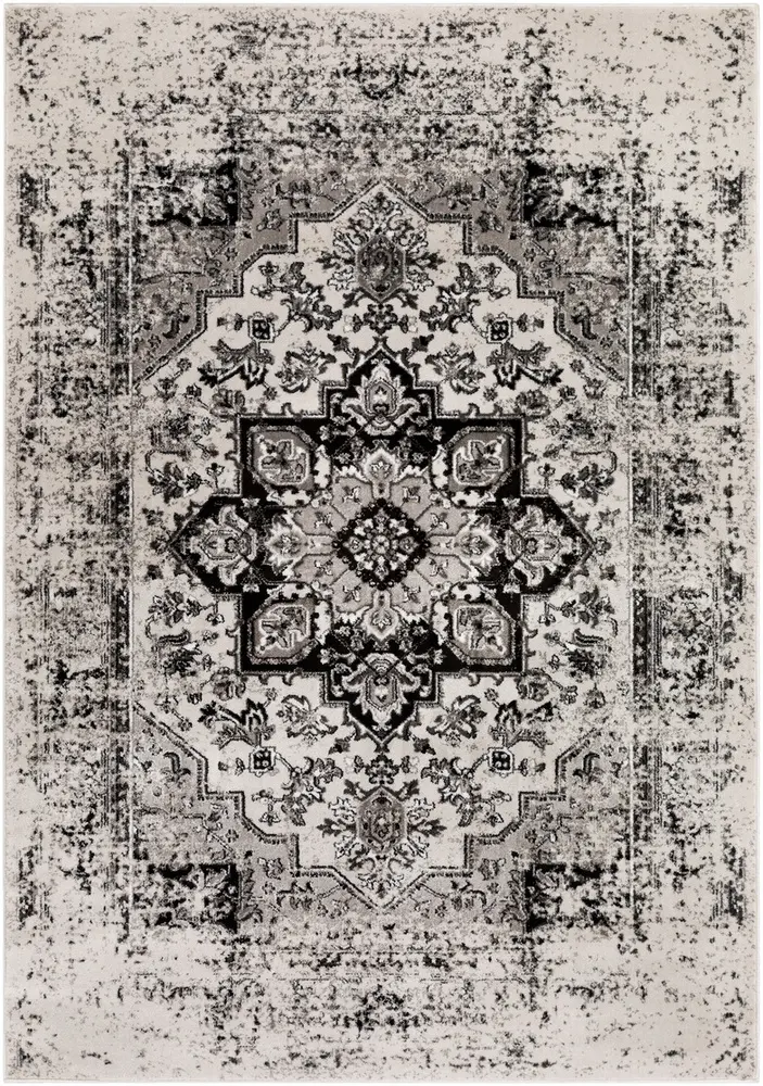 Nova NVA-3042 Black Transitional Traditional Rug