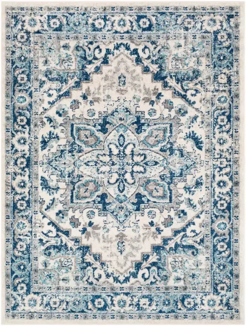 Surya Alkaluropus ALKL-2301 Dark Blue Traditional Synthetic Rug
