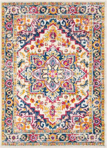 Alkaluropus ALKL-2302 Bright Pink Traditional Synthetic Rug Product Image