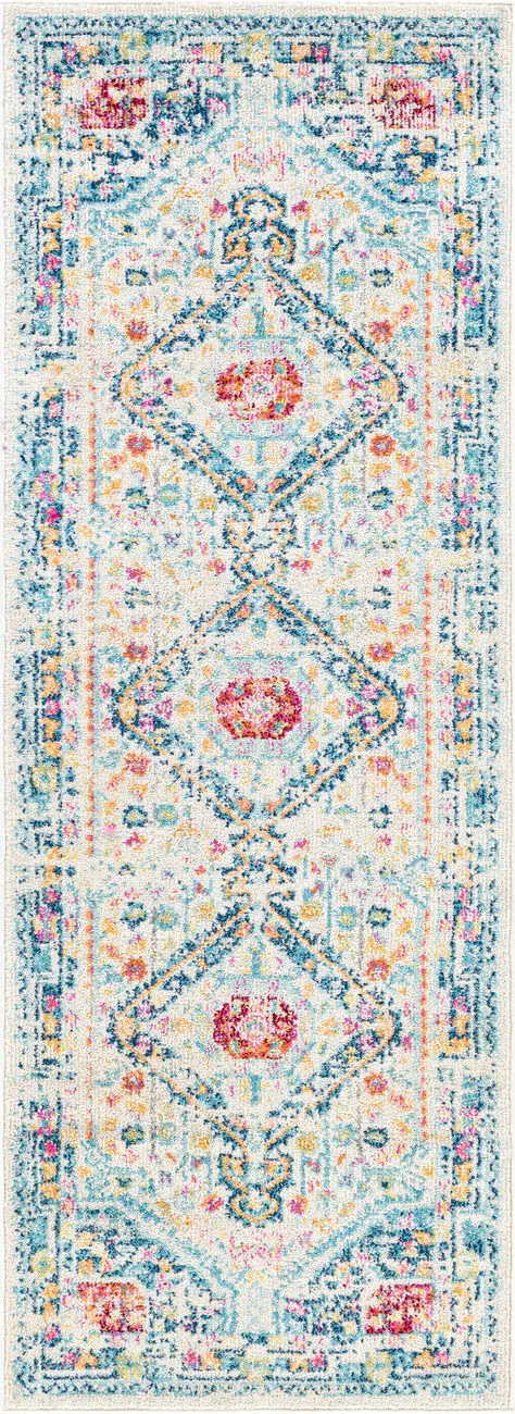 Modern Loom Alkaluropus ALKL-2320 Multi-Colored Power Loomed Synthetic Rug