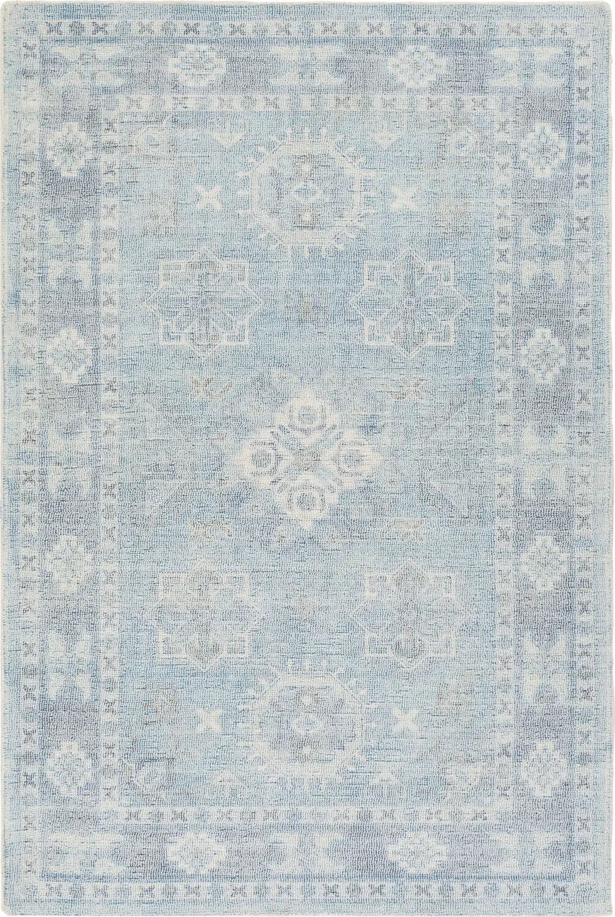 Modern Loom Oregon ORG-2304 Blue Cotton Wool Rug