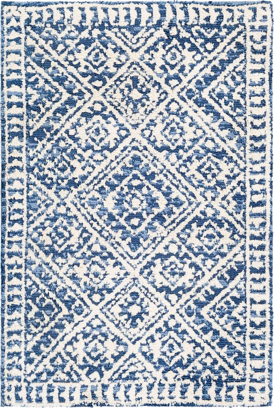 Modern Loom Padma PAM-2304 Blue Patterned Synthetic Rug