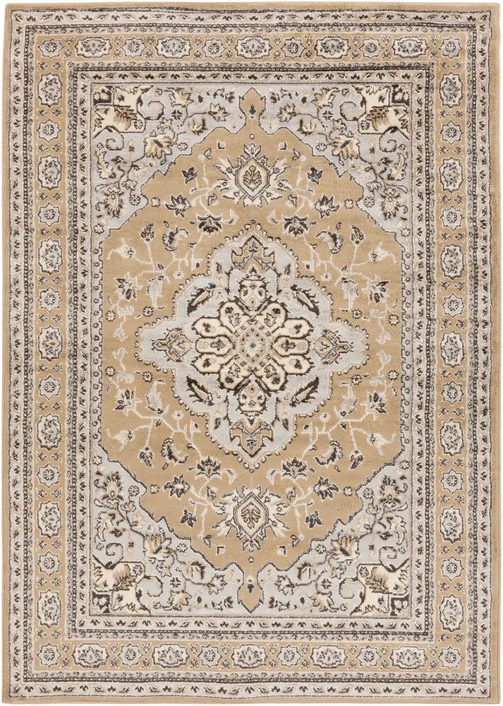 Modern Loom Allbush ALLB-1056 Khaki Traditional Synthetic Rug