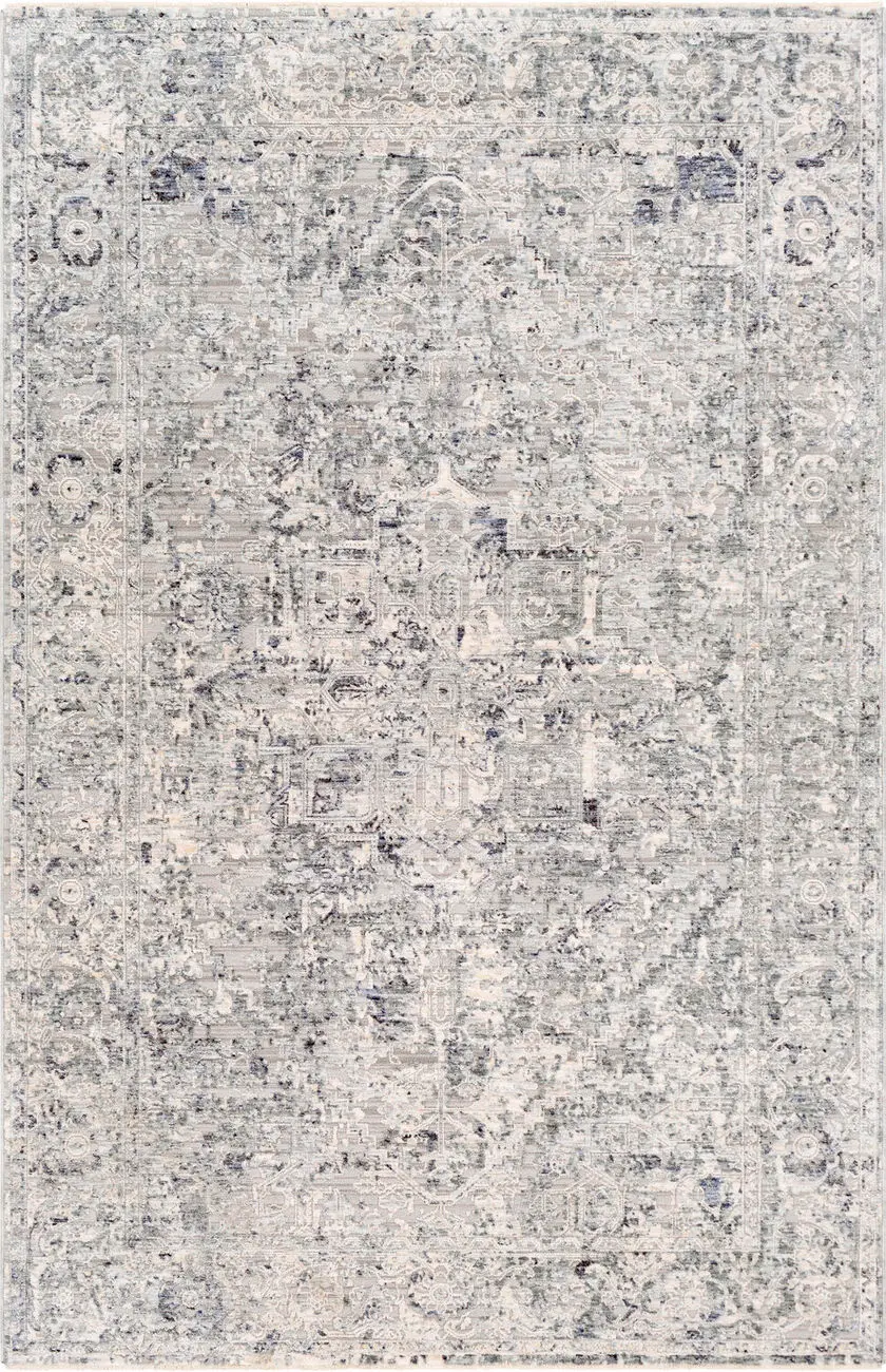 Presidential PDT-2321 Gray Traditional Transitional Rug