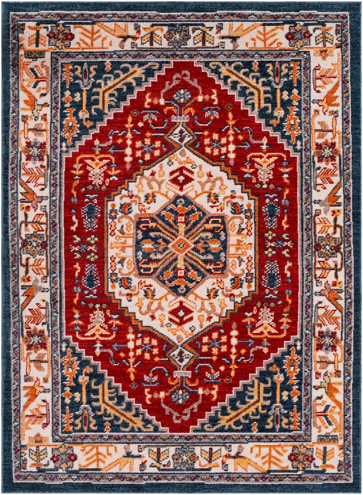Patina PIA-2311 Navy Synthetic Tibetan Rug