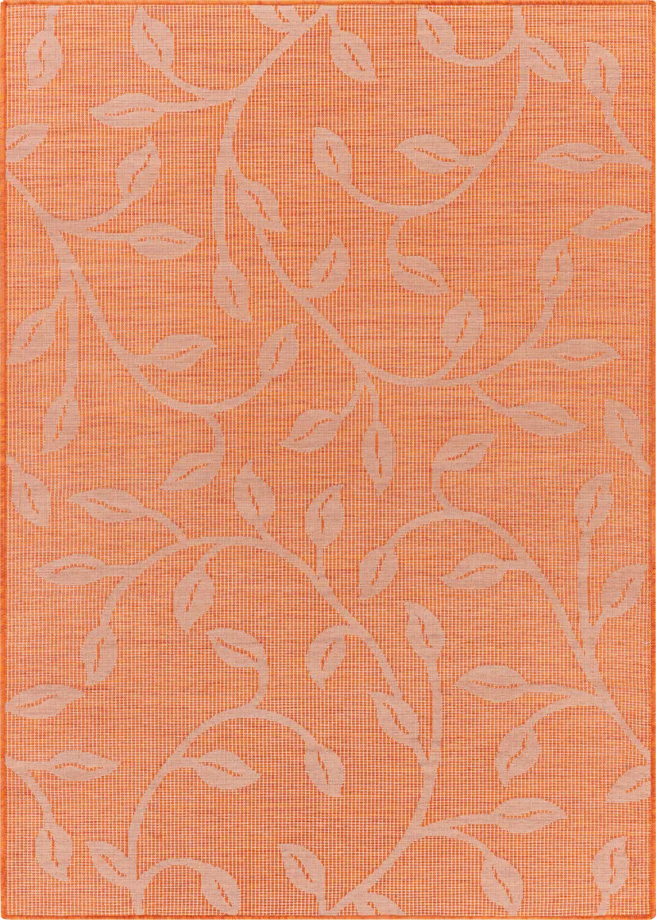Modern Loom Pasadena PSA-2323 Orange Power Loomed Synthetic Rug