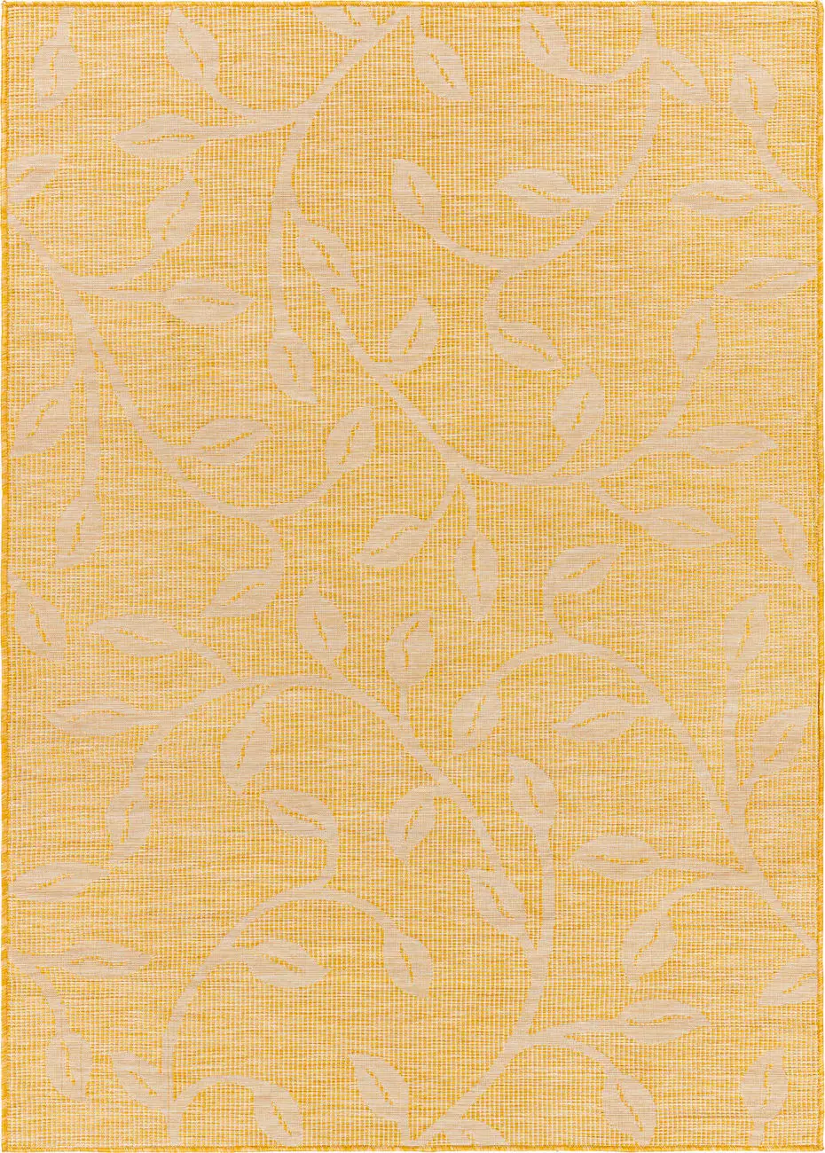Modern Loom Pasadena PSA-2324 Yellow Power Loomed Synthetic Rug