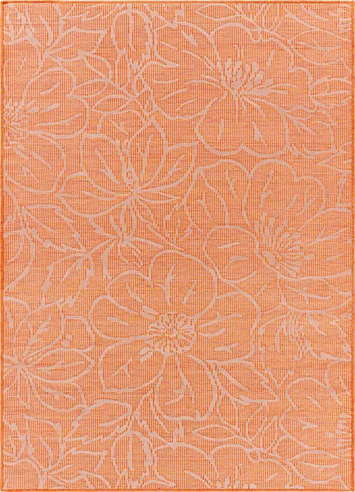 Modern Loom Pasadena PSA-2328 Orange Power Loomed Synthetic Rug
