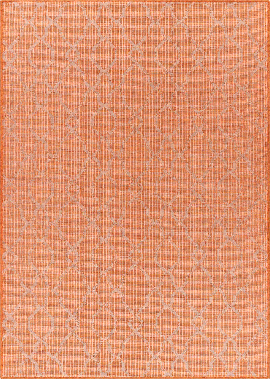 Modern Loom Pasadena PSA-2335 Orange Power Loomed Synthetic Rug