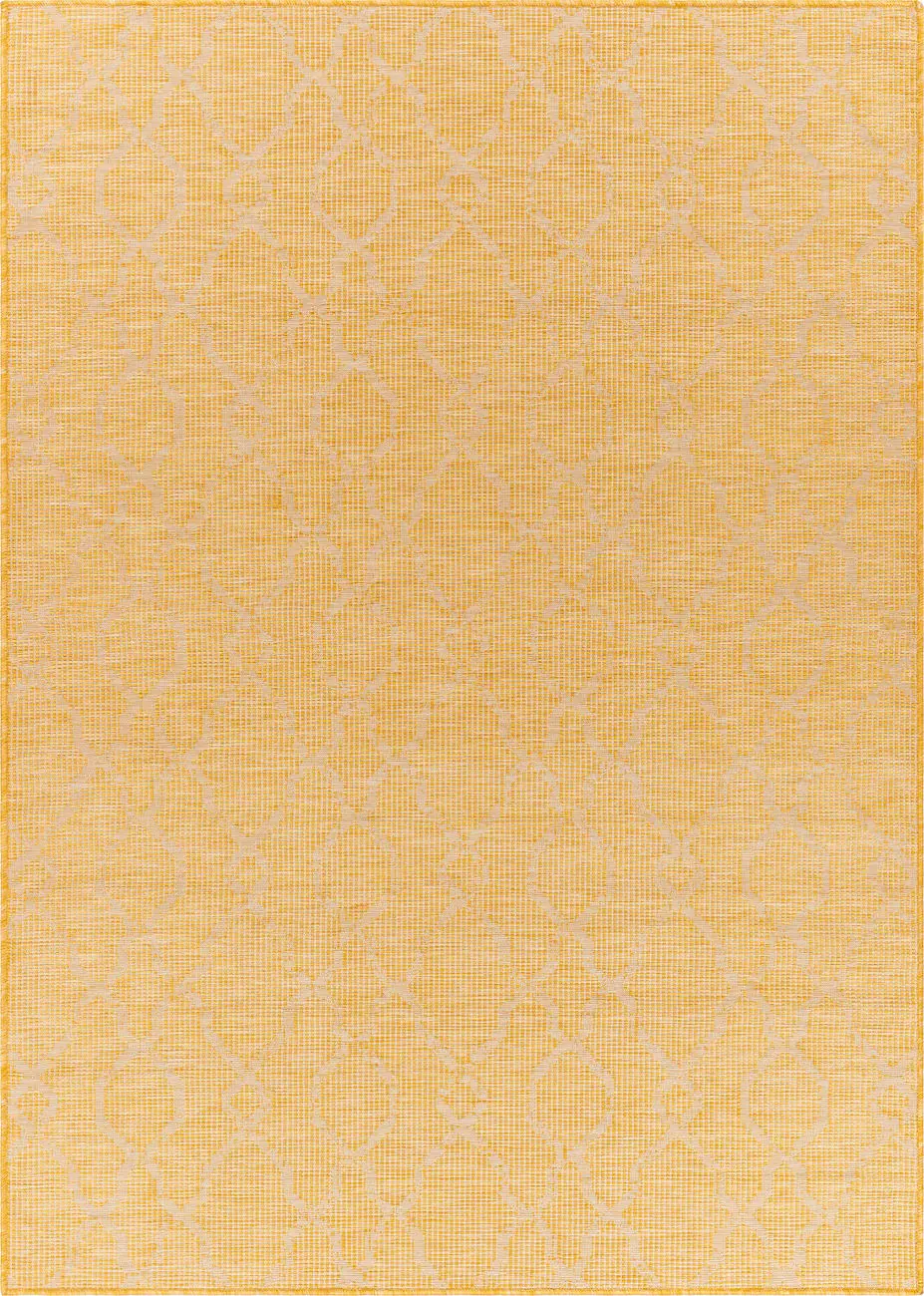 Modern Loom Pasadena PSA-2336 Yellow Power Loomed Synthetic Rug