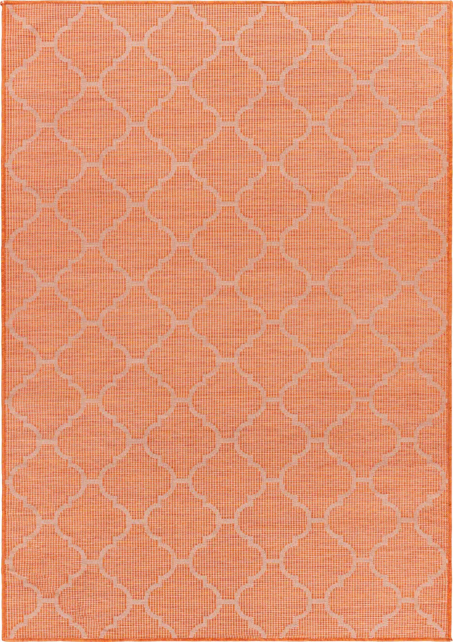Modern Loom Pasadena PSA-2344 Orange Power Loomed Synthetic Rug