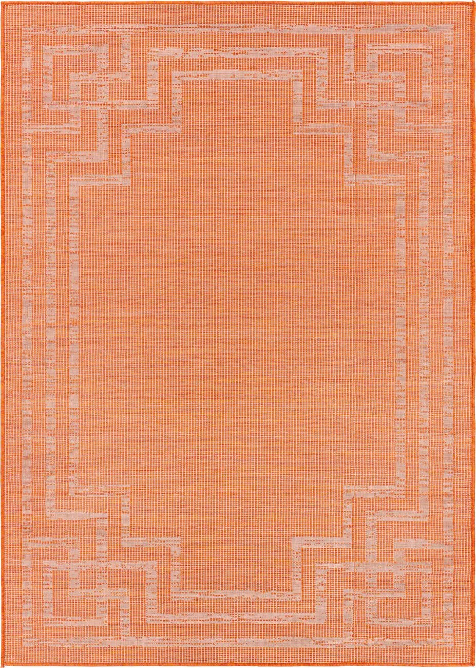 Modern Loom Pasadena PSA-2353 Orange Power Loomed Synthetic Rug