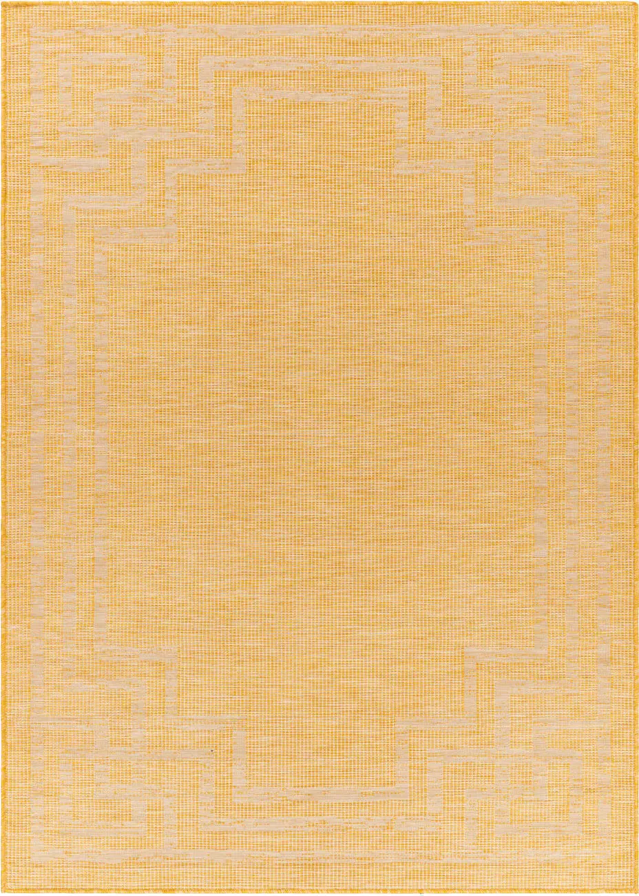 Modern Loom Pasadena PSA-2354 Yellow Power Loomed Synthetic Rug