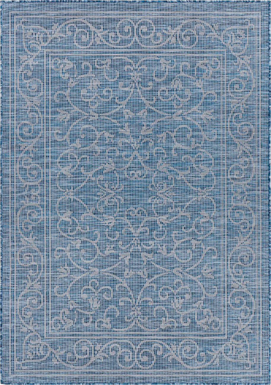 Modern Loom Pasadena PSA-2358 Blue Power Loomed Synthetic Rug