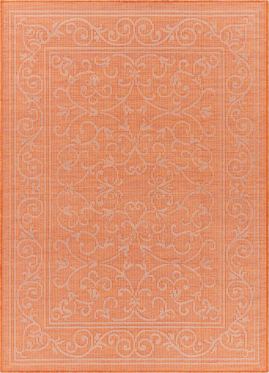 Modern Loom Pasadena PSA-2360 Orange Power Loomed Synthetic Rug