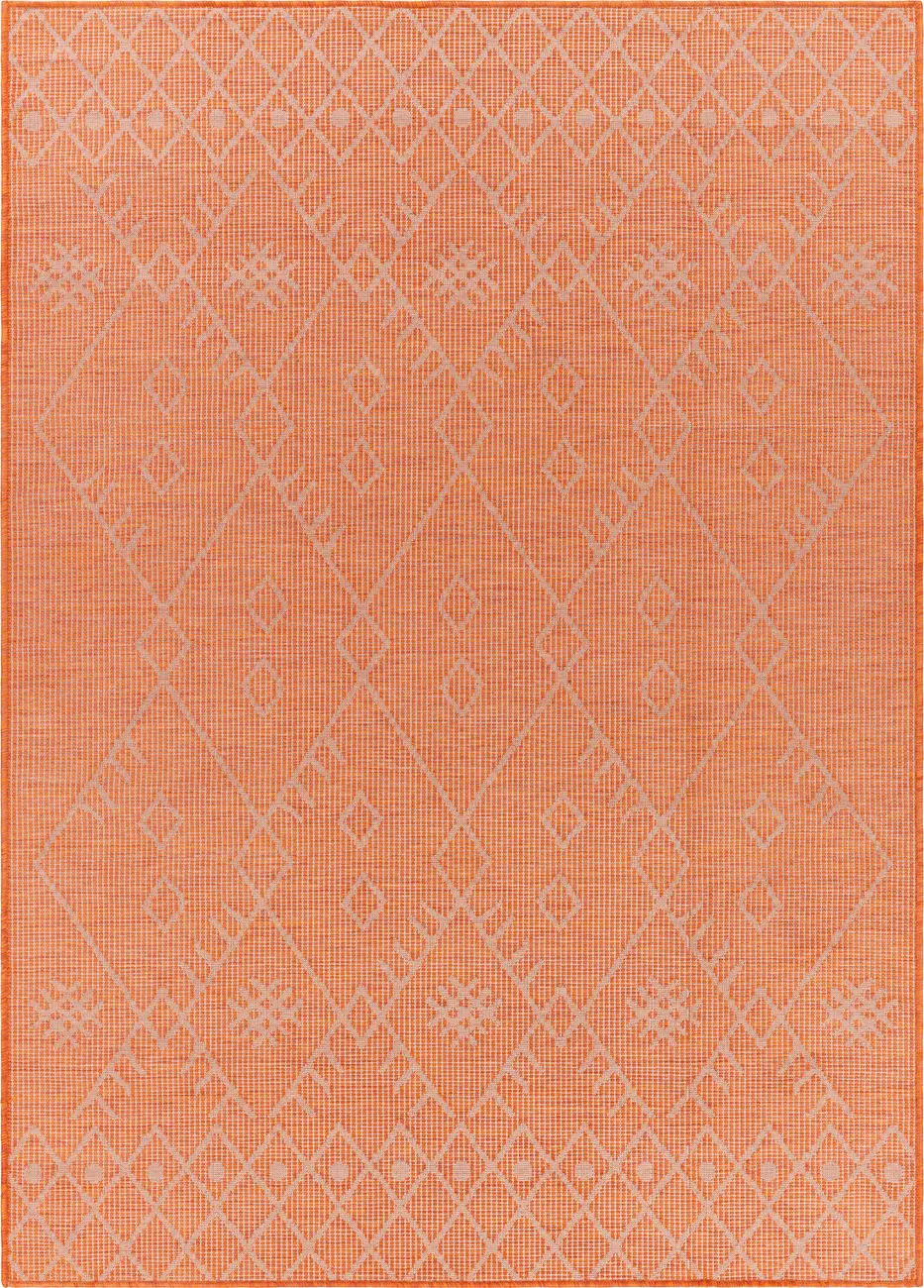 Modern Loom Pasadena PSA-2365 Orange Power Loomed Synthetic Rug