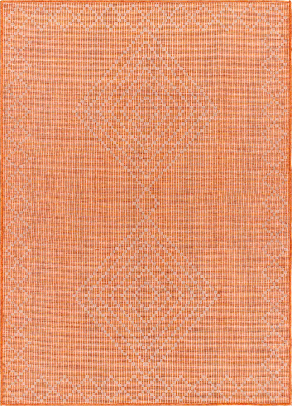 Modern Loom Pasadena PSA-2371 Orange Power Loomed Synthetic Rug