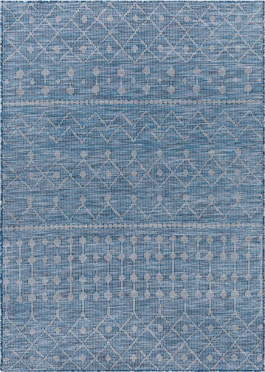 Modern Loom Pasadena PSA-2375 Blue Power Loomed Synthetic Rug