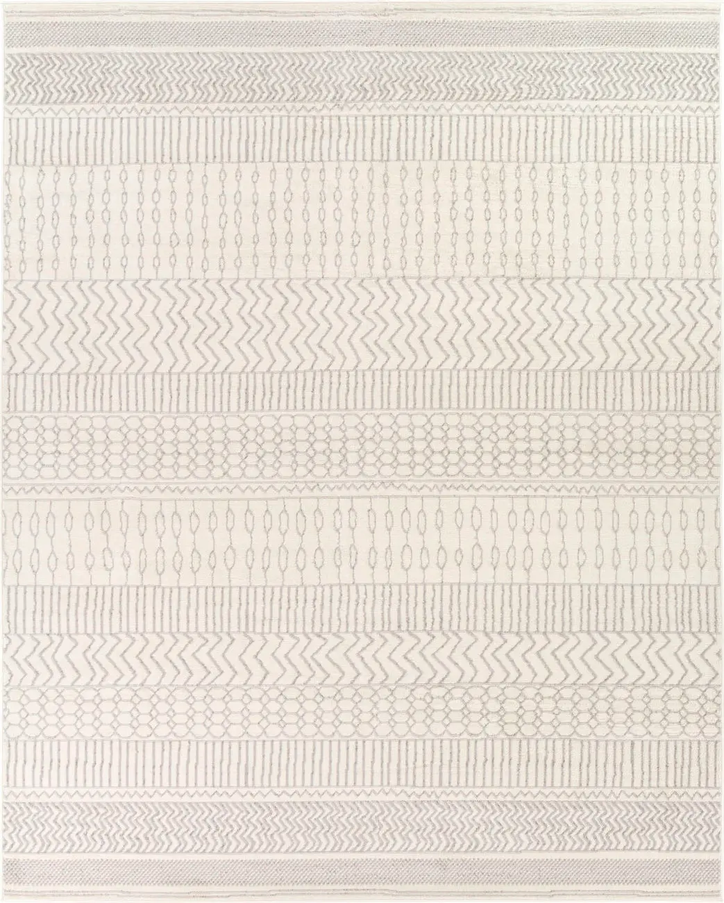 Modern Loom Pisa PSS-2301 Beige Power Loomed Synthetic Rug