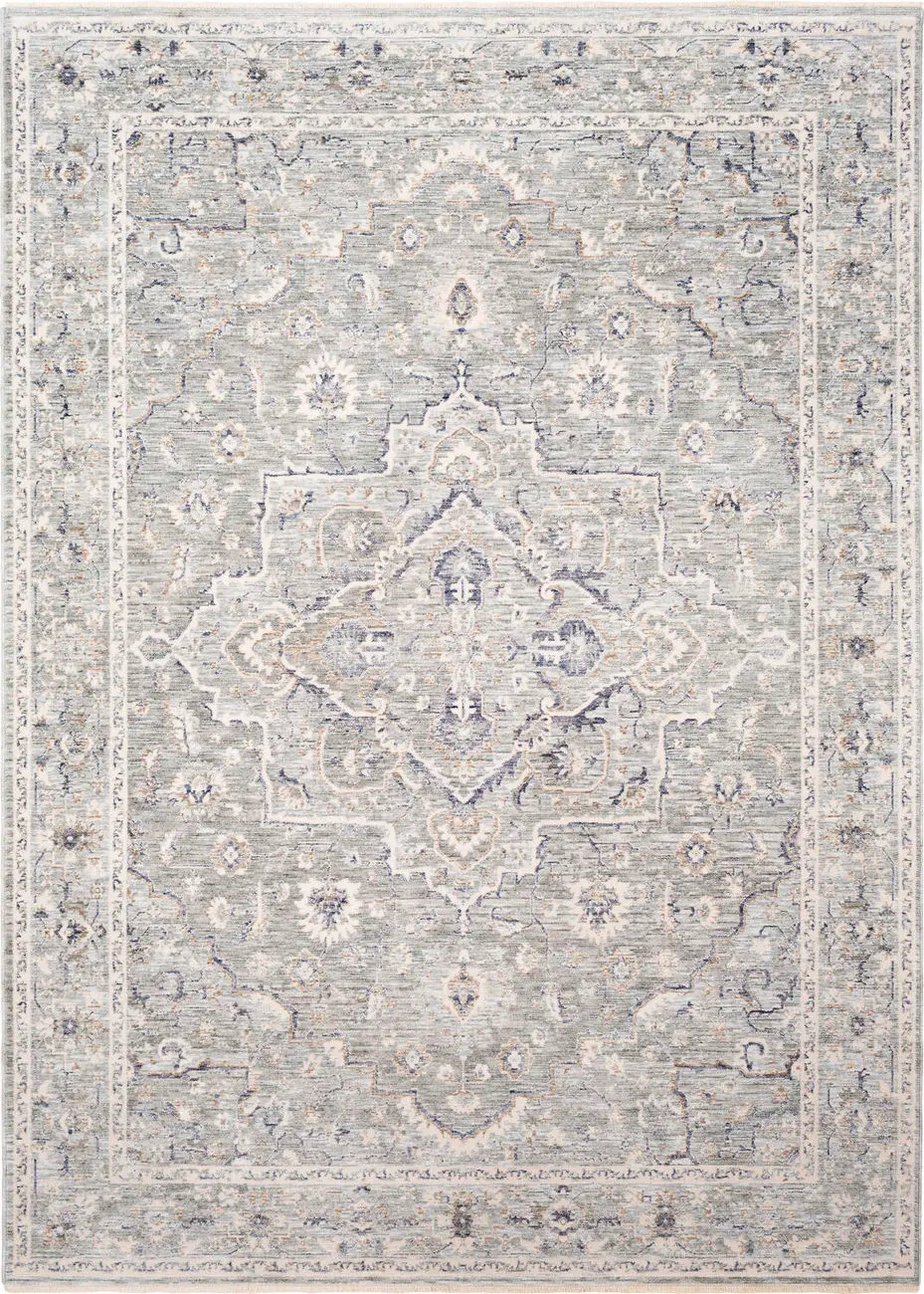 Palazzo PZL-2300 Brown Synthetic Bordered Rug