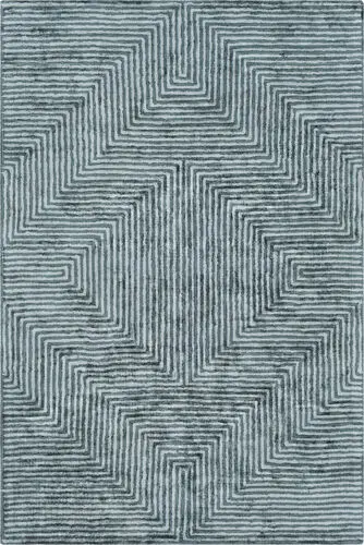 Quartz QTZ-5030 Sage Abstract Silk Rug Product Image