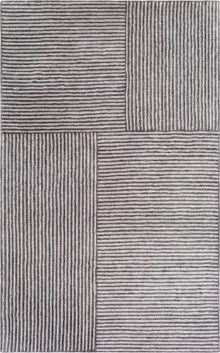 Quartz QTZ-5038 Black Silk Abstract Rug Product Image