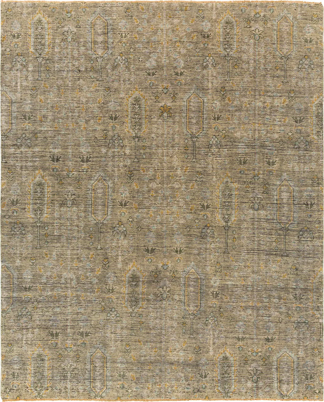 Modern Loom Reign REG-2302 Beige Hand Knotted Wool Rug