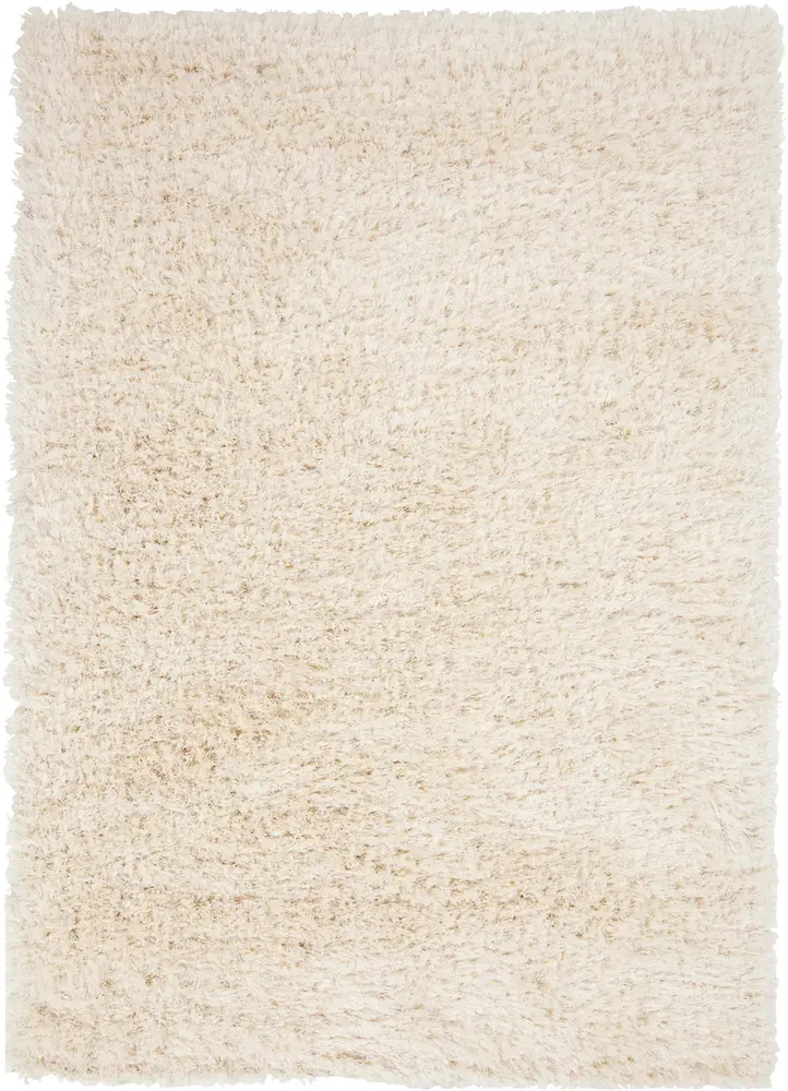 Rhapsody RHA-1001 Cream Wool Shag Rug