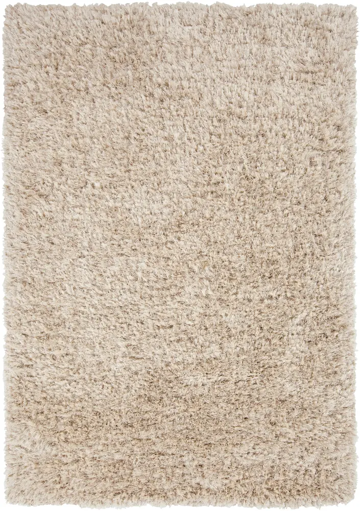 Rhapsody RHA-1002 Beige Shag Solid Colored Rug