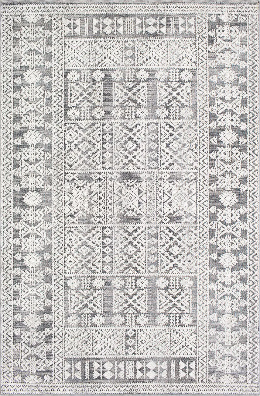 Ariana RIA-2305 White Synthetic Southwestern Rug