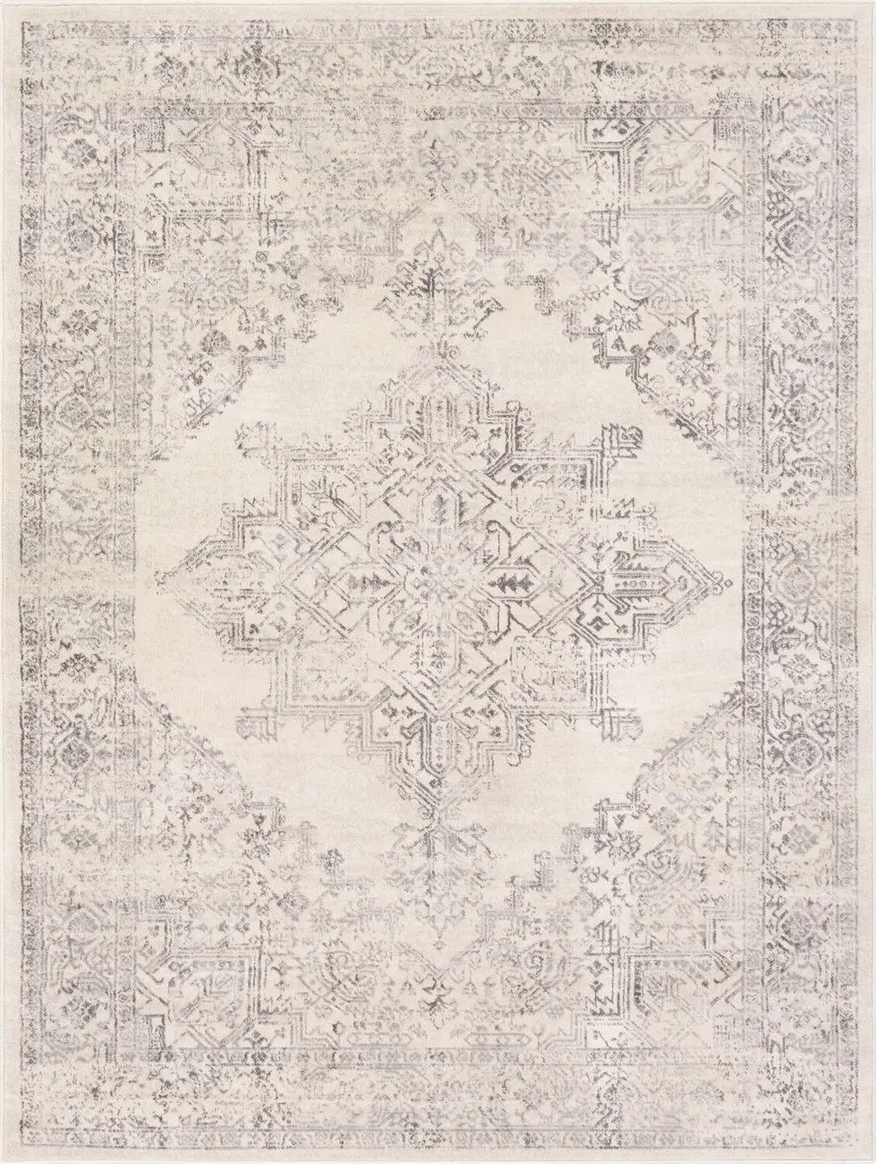 Modern Loom Alpha ALPA-2322 Beige Power Loomed Synthetic Rug
