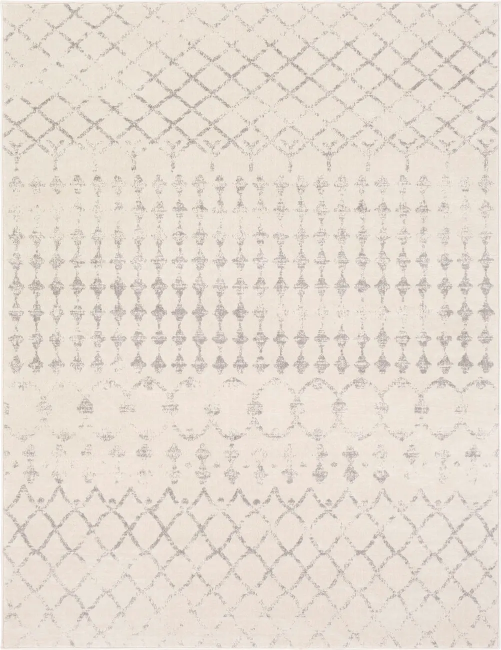 Modern Loom Roma Rom-2343 Gray Power Loomed Synthetic Rug