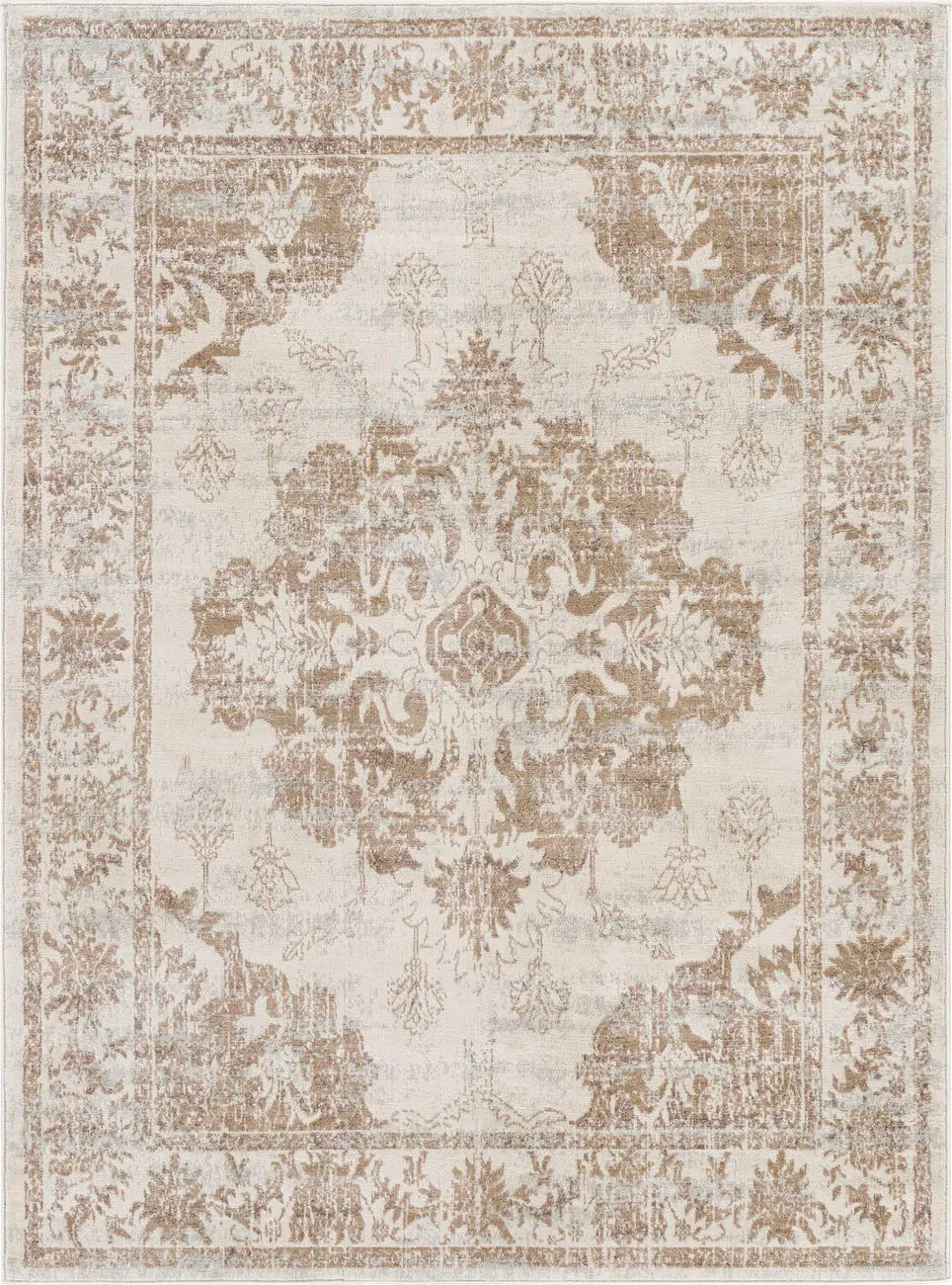 Modern Loom Roma ROM-2363 Beige Power Loomed Synthetic Rug