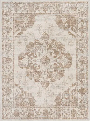 Modern Loom Roma ROM-2363 Beige Power Loomed Synthetic Rug Product Image