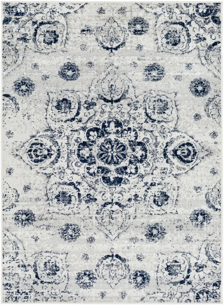 Seville SEV-2305 Dark Blue Synthetic Transitional Rug