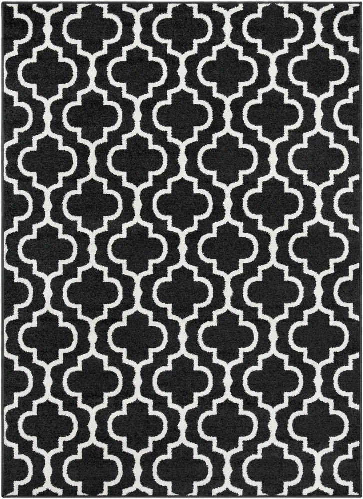 Seville SEV-2317 Black Transitional Synthetic Rug
