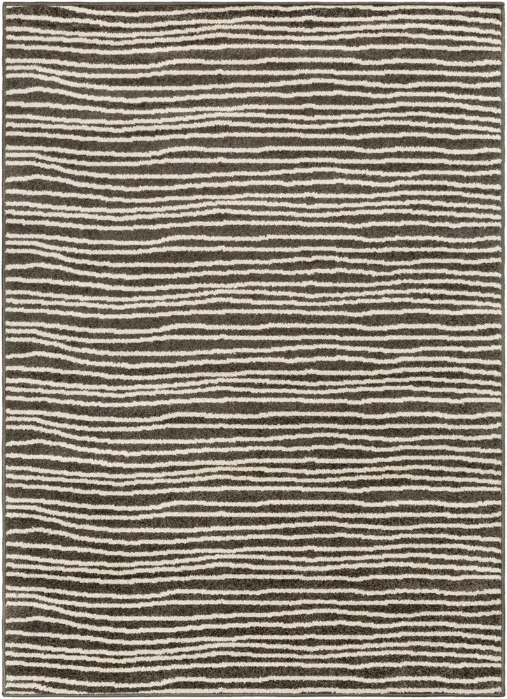 Seville SEV-2331 Black Synthetic Abstract Rug
